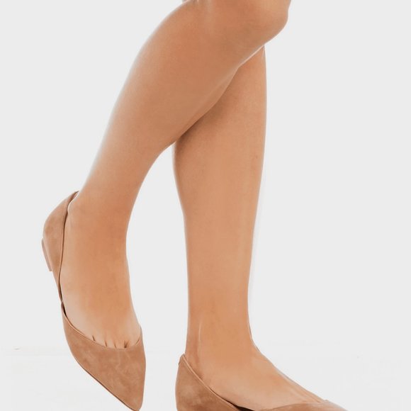 Sam Edelman Rodney D'Orsay Flats in Oatmeal Suede - Picture 4 of 5